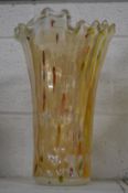 A large Murano glass vase.