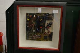 An unusual wall clock.