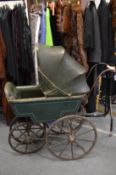 An unusual Victorian pram.