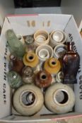 Old earthenware jars and bottles etc.