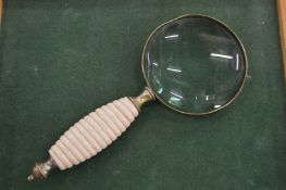 A magnifying glass.