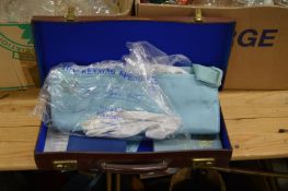 A case of Masonic regalia.