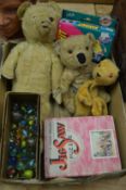 Old Teddy bears etc.