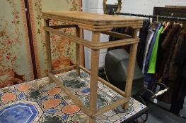 A Chinese elm table.