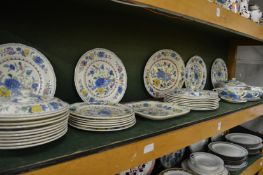 A large quantity of Mason's Regency dinnerware.