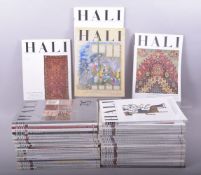 A LARGE COLLECTION OF HALI FAIR CATALOGUES, reference Islamic art, textiles, carpets etc. (qty).