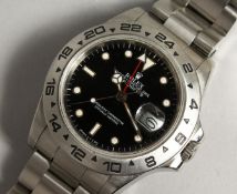 A ROLEX OYSTER PERPETUAL EXPLORER WRISTWATCH, 78360, boxed.