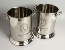 A PAIR OF LOUIS ROEDERER CIRCULAR ICE COOLERS