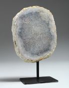 A GEODE SPECIMEN on a stand. 5.25ins.