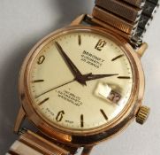 A GENTLEMAN'S BARONET AUTOMATIC WRISTWATCH