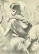 Clara Klinghoffer (1900-1972), 'Mexican Market', lithograph, signed in pencil, 16