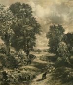David Lucas after Constable, 'The Cornfield', mezzotint, 27