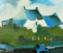 Yvon Labarre (1943-2008) French, 'Bont de Sentier', (End of the pathway) oil on canvas, signed and