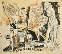 Arthur Ferrier (1891-1973) British, 'I know he's a staff officer-he told me general mobilisation got