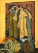 20th Century, The bedroom door, oil on board, 20