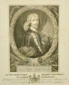 Two engravings of notables (2).