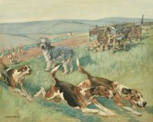 G. Vernon Stokes print, 'Cut by the Country', 15