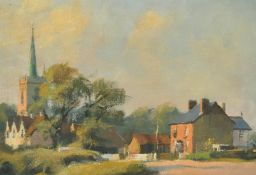 Trevor Chamberlain (b. 1933) British, 'Summer Evening', oil on canvas, signed and dated 1968,