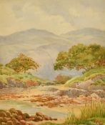 Circle of George Drummond-Fish (1876-1938), an Isle of Skye view, 9.5