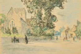 19th Century, A portfolio of topographical views, watercolours, each 8.5