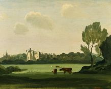 Philip Hugh Padwick, R.O.I., R.B.A. (1876-1958) British, 'Barbizon House' 1932, oil on canvas board,