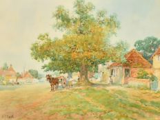 W. H. Finch (19th Century) British, 'Northchapel, Sussex', watercolour, signed, 10