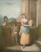 After Wheatley, a set of 13 framed 'Cries of London' prints (re-prints), along with accompanying