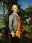 R.T. West (20th Century) After Mengs, A three quarter length portrait of Charles IV of Spain,