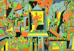 20th Century, a pair of gouache theatre designs, each 15