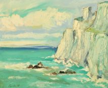 John Pawle (1915-2010) British, 'Treboul 1978', oil on canvas, signed, dated and inscribed verso,