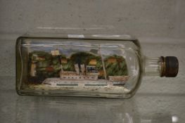 A ship in a bottle.