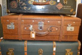 A large suitcase.