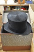 A boxed top hat.