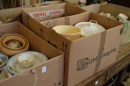 Four boxes of china.