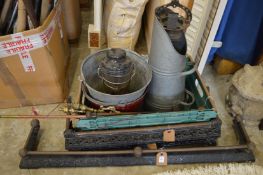 Cast iron fenders etc.