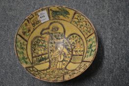 An early eastern painted pottery bowl.