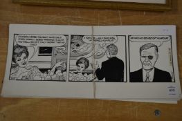 Bill Mevin, Dynasty, strip cartoons.