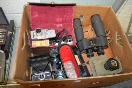 Binoculars, cine camera etc.