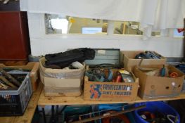 A large quantity of tools.