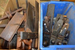 A good collection of woodworking tools to include planes etc.