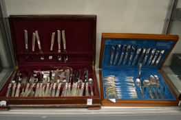 Two canteens of cutlery.