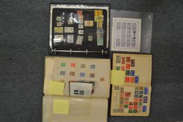 Various stamps in albums.