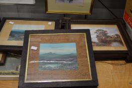 Three pairs of Victorian colour prints.