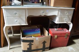 A painted dressing table.