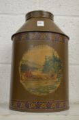 A tea canister.
