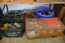 A large quantity of tools.