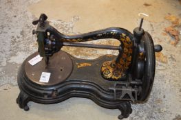 An old Jones sewing machine.