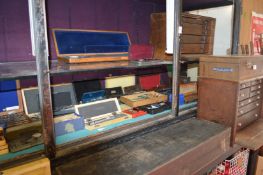 A large quantity of machinist's equipment to include numerous micrometers, tool chests etc.