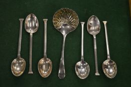 Silver spoons.