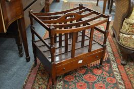 A mahogany Canterbury.